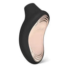 Lelo SONA 2 Sonic Clitoral Stimulator with black and gold lip on white background