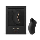 Sleek black LELO SONA Rechargeable Clitoral Stimulator with ergonomic curved design