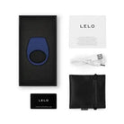 Lelo Inc U.S.A Couples LELO TOR 3 Vibrating Cockring Base Blue at the Haus of Shag