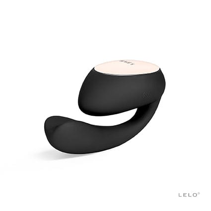 LELO Wearable Vibrator Black LELO IDA WAVE Rechargeable Dual Stimulator Black at the Haus of Shag