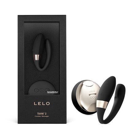 LELO Wearable Vibrator Black LELO TIANI 2 Rechargeable Dual Stimulation Couples Vibrator With Remote Black at the Haus of Shag