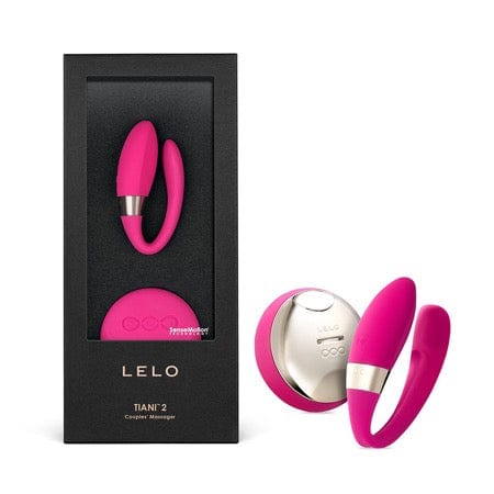 LELO Wearable Vibrator Pink LELO TIANI 2 Rechargeable Dual Stimulation Couples Vibrator With Remote Cerise at the Haus of Shag