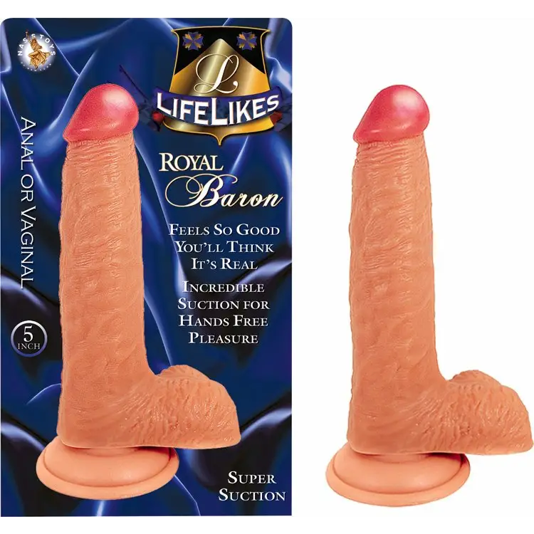 Lifelike Flesh Royal Baron - Anal Toys