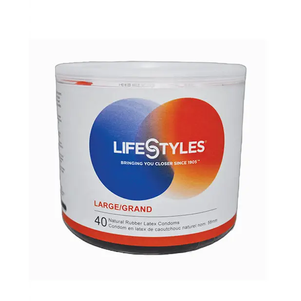 Lifestyles Large 40 Ct Bowl Display - Condoms