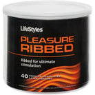 Lifestyles Pleasure Ribbed 40pc Bowl - Condoms