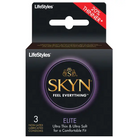 LifeStyles SKYN Elite 3pk ultra-thin non-latex condoms box display