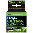 LifeStyles Ultra Sensative Condoms (3 pack) - Condoms