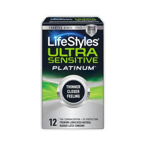 LifeStyles Ultra Sensitive Platinum 12pk - Condoms