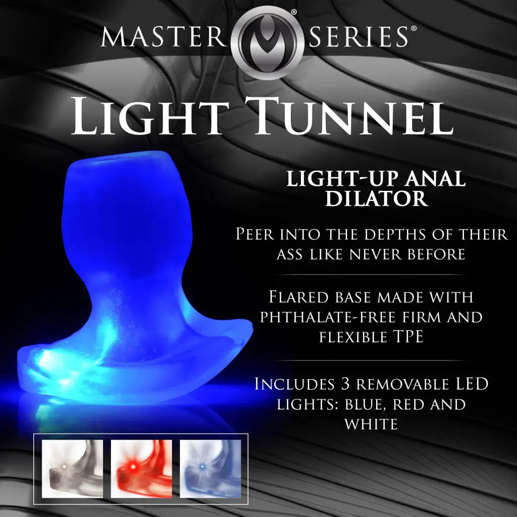 Light-Tunnel Light-Up Anal Dilator - Butt Plug