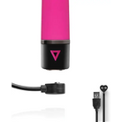 Lil’ Vibe Swirl Rechargeable Vibrator - Pink - Bullet Vibrator