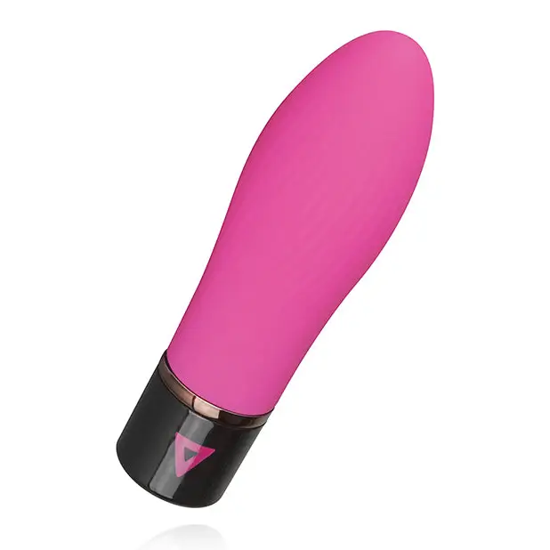 Lil’ Vibe Swirl Rechargeable Vibrator - Pink - Bullet Vibrator