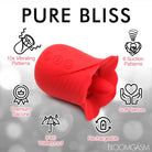 Lily Lover Sucking & Vibrating Clitoral Stimulator - Red - Stimulators