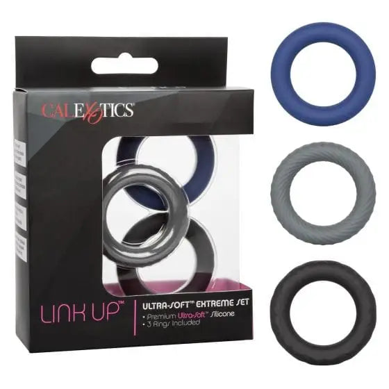 CalExotics Sextoys for Couples Link Up Ultra-soft Extreme Set at the Haus of Shag