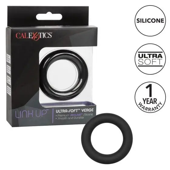 CalExotics Sextoys for Couples Black Link Up Ultra-soft Verge at the Haus of Shag