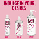 Liquid Passion Natural Lubricant - 16oz - Water Based Lubricant