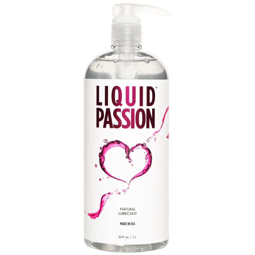 Liquid Passion Natural Lubricant - 34oz - Water Based Lubricant