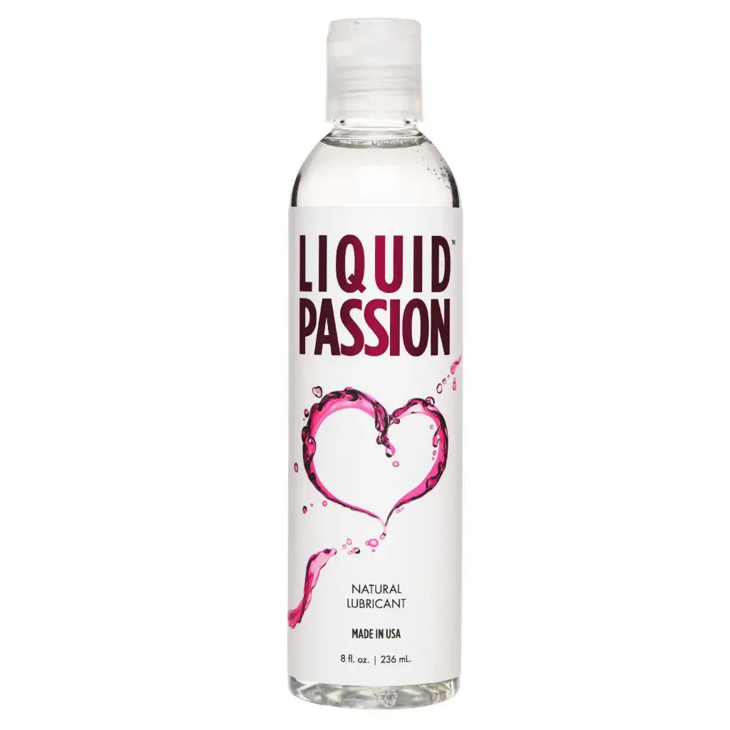 Liquid Passion Natural Lubricant - 8oz - Water Based Lubricant