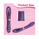 Lisa Flicking G-spot Vibrator - Purple - Fantasy Vibrator