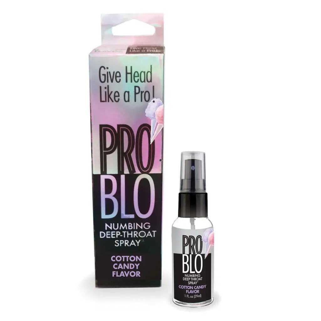 Little Genie Pro Blo Throat Numbing Spray - 1 oz. / Cotton Candy - Oral Sex Enhancer