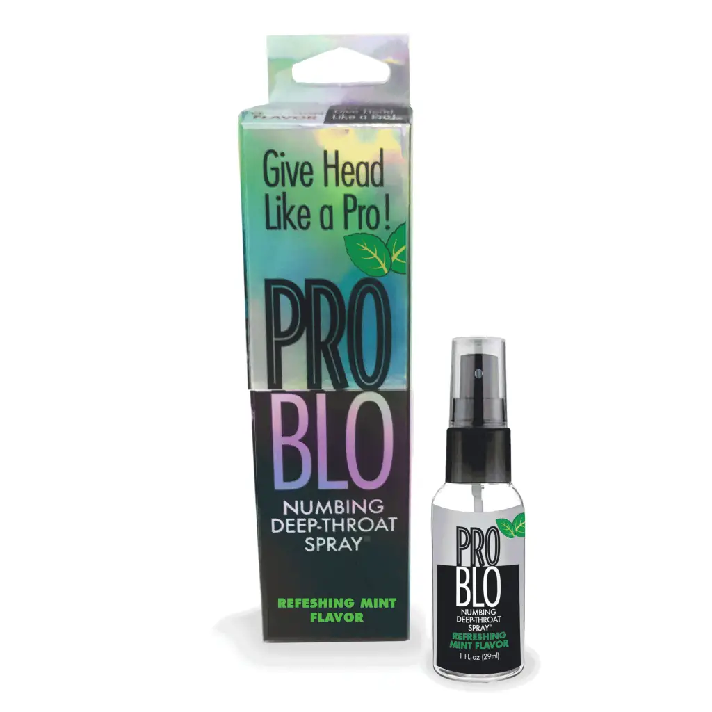 Little Genie Pro Blo Throat Numbing Spray - 1 oz. / Mint - Oral Sex Enhancer