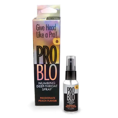 Little Genie Pro Blo Throat Numbing Spray - 1 oz. / Peach - Oral Sex Enhancer