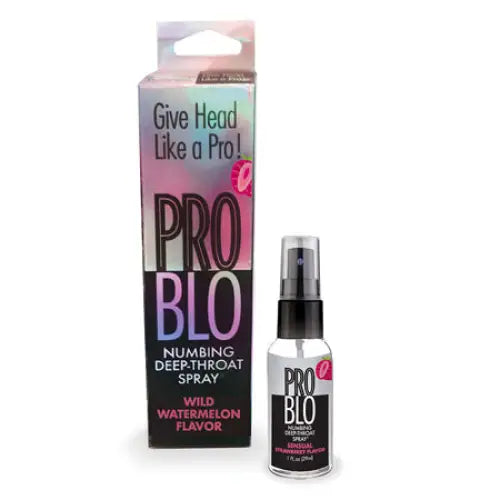 Little Genie Pro Blo Throat Numbing Spray - 1 oz. / Strawberry - Oral Sex Enhancer