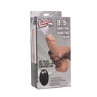 Loadz 8.5 inch vibrating and squirting dildo with remote in packaging for intimate use