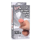 Loadz Dual Density Squirting Dildo packaging showcasing 7-inch dual-density squirting dildo