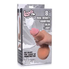 Loadz Dual Density Squirting Dildo packaging for a realistic silicone squirting dildo