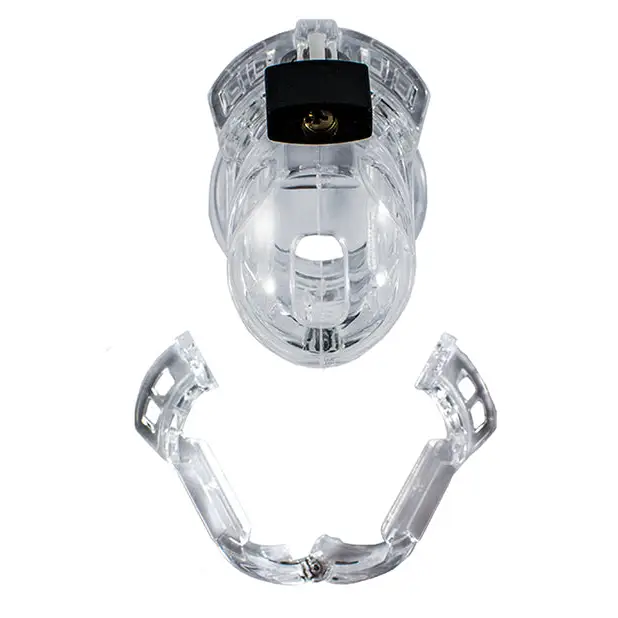 Clear baseball helmet with black cap in Locked In Lust The Vice Mini V2 product display