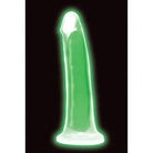 Curve Novelties Dildos Green Lollicock Glow-in-the-Dark Silicone Dildo 7in Green at the Haus of Shag