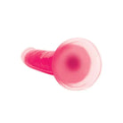 Lollicock Glow-in-the-Dark Silicone Dildo 7in Pink - Realistic Dildo