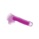 Curve Novelties Dildos Purple Lollicock Glow-in-the-Dark Silicone Dildo w/ Balls 7in Purple at the Haus of Shag