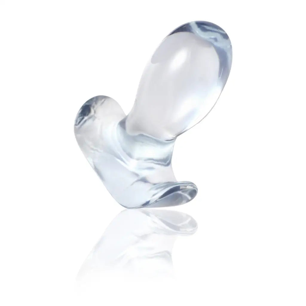 Clear glass butt plug, Look Into Me See-through design for unique pleasure