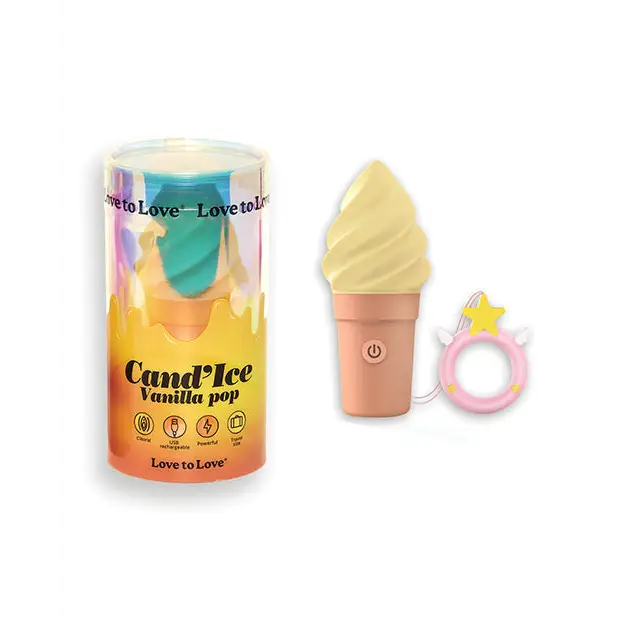 Love to Love Cand’ice Ice Cream Cone Stimulator - Vanilla Pop - Stimulators