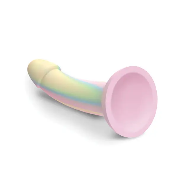 Love to Love Dildolls Fantasia Glow in the Dark 7 in. Silicone Dildo Pastels - Realistic Dildo