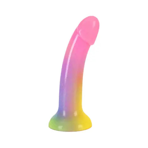 Love to Love Dildolls Stargazer Rainbow and Glitter - Realistic Dildo