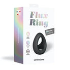 Love to Love Flux Ring Silicone Cockring Noir - Cock Ring