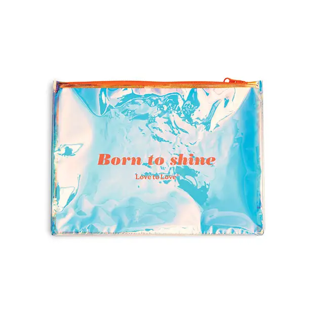 ’love To Love Born To Shine Pouch - Vivid Orange - Storage Cases & Bags