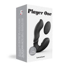 Love to Love Player One Dual Motor Vibrating Prostate Massager With Remote Black - Powered Butt Plug