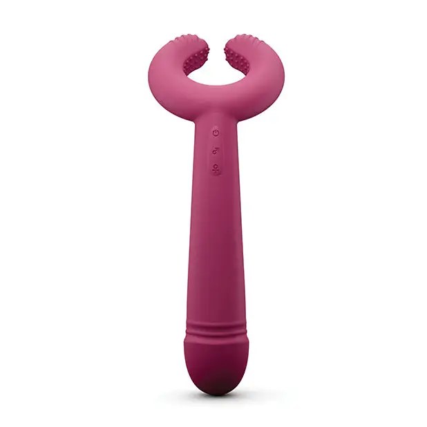 Love to Love Please Me Multi-Play Vibrator - Plum Star - Stimulators