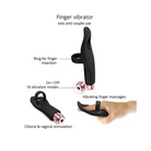 Love to Love Tickle Me Finger Vibe - Black Onyx - Stimulators