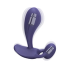 Love to Love Witty Rechargeable Remote-Controlled Silicone P & G Vibrator Midnight Indigo - Powered Butt Plug