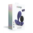 Love to Love Witty Rechargeable Remote-Controlled Silicone P & G Vibrator Midnight Indigo - Powered Butt Plug