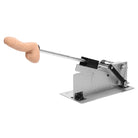 Hand holding the LoveBotz Axis Multi-Angle Sex Machine with metal handle