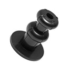 Black plastic knob for LoveBotz Dildo Adapter Sex Machine Attachment on white background