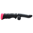 LoveBotz Thrusting Machine Black LoveBotz Mega-Pounder Hand-Held Thrusting Silicone Dildo at the Haus of Shag