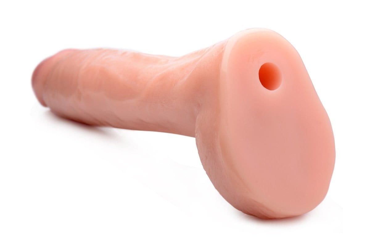 LoveBotz Realistic Dildo 10 Inch Cock Lock Dildo With Balls at the Haus of Shag
