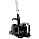 LoveBotz Robo Fuk Deluxe adjustable sex machine in black and pink colors spinning rapidly