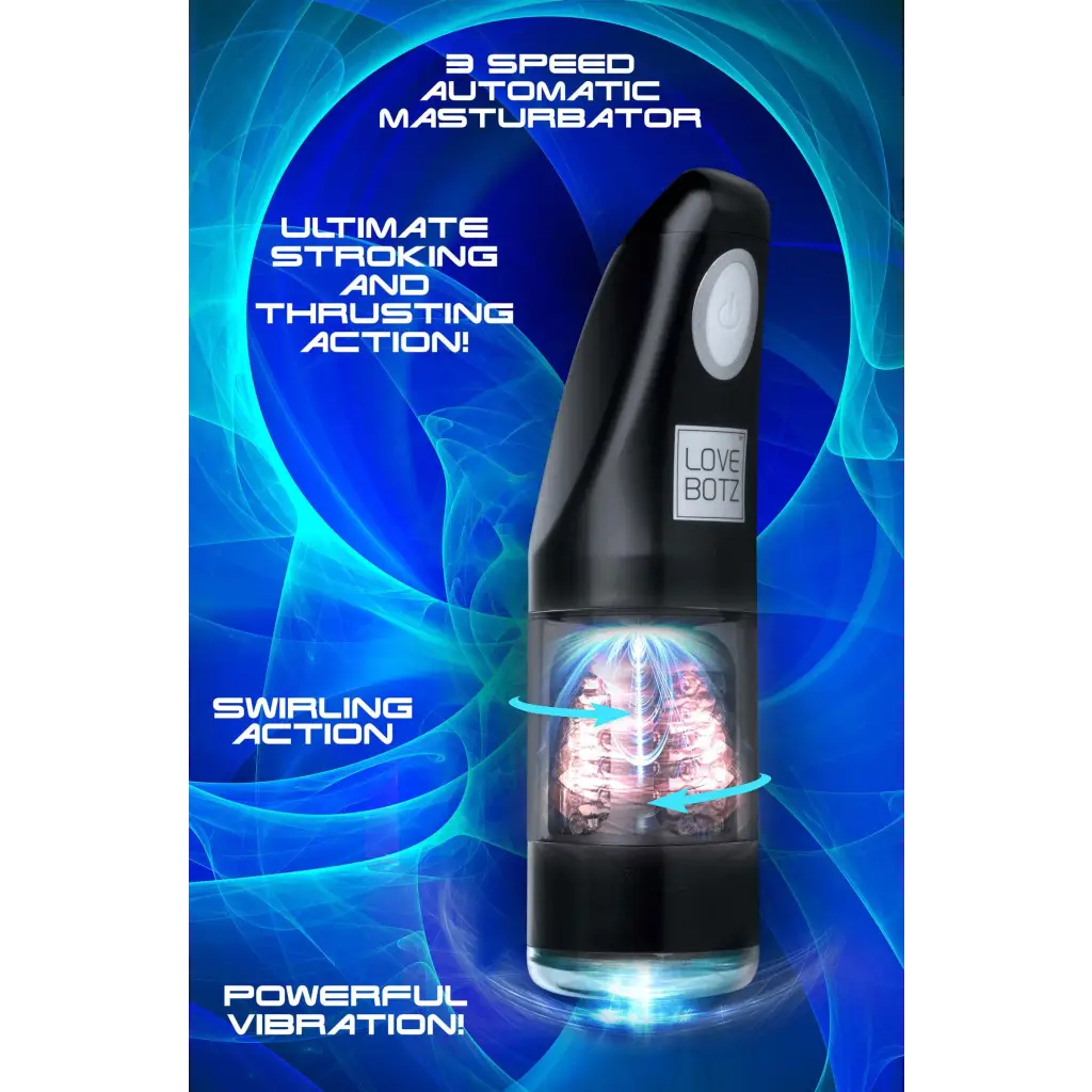 LoveBotz Ultra Bator Thrusting and Swirling Automatic Stroker - ultimate pleasure device